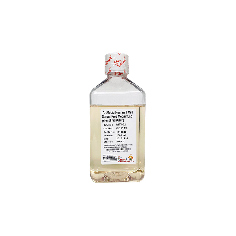 Medio sin suero para células T humanas ArtMedia®, sin rojo fenol (grado GMP) - 1000 mL